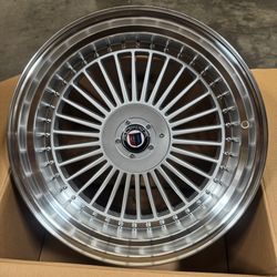 New 19 Inch Alpina Classic Style Wheels 19x9/10 +20/+25 5x112 & 5x120 Silver Rims Set of 4