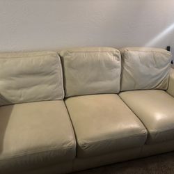 Minimal Couches With Matching Ottoman 