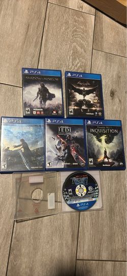 PS4 Games Bundle – Lot of 6
