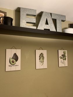 3 Farmhouse Style Kitchen Wall Hangings