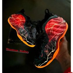 Air Foamposite Stranger Things Size 11 Receipt In Hand Glow In The Dark! Asking $350