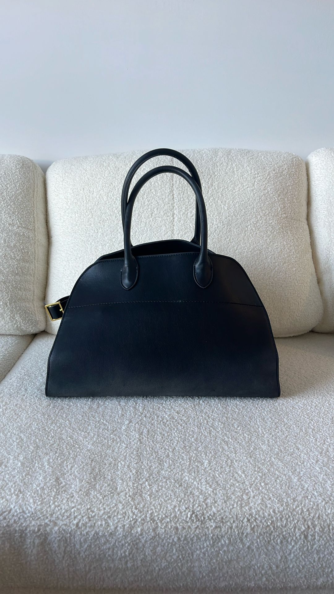 Italian-Made Structured Leather Handbag - Inspired By The Row's Margaux.