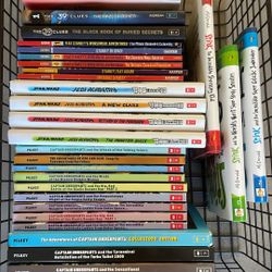 Boy Books (Captain Underpants, Starwars, And Others)