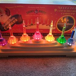 Christopher Radko Shiny Bright Bubble Light Candolier