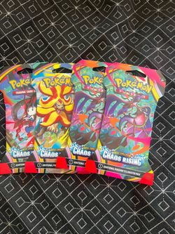 Pokémon Chaos Rising Sleeved Booster Packs