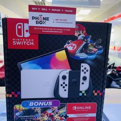 Nintendo Switch Mario Kart Bundle OLED  available On Finance Option 