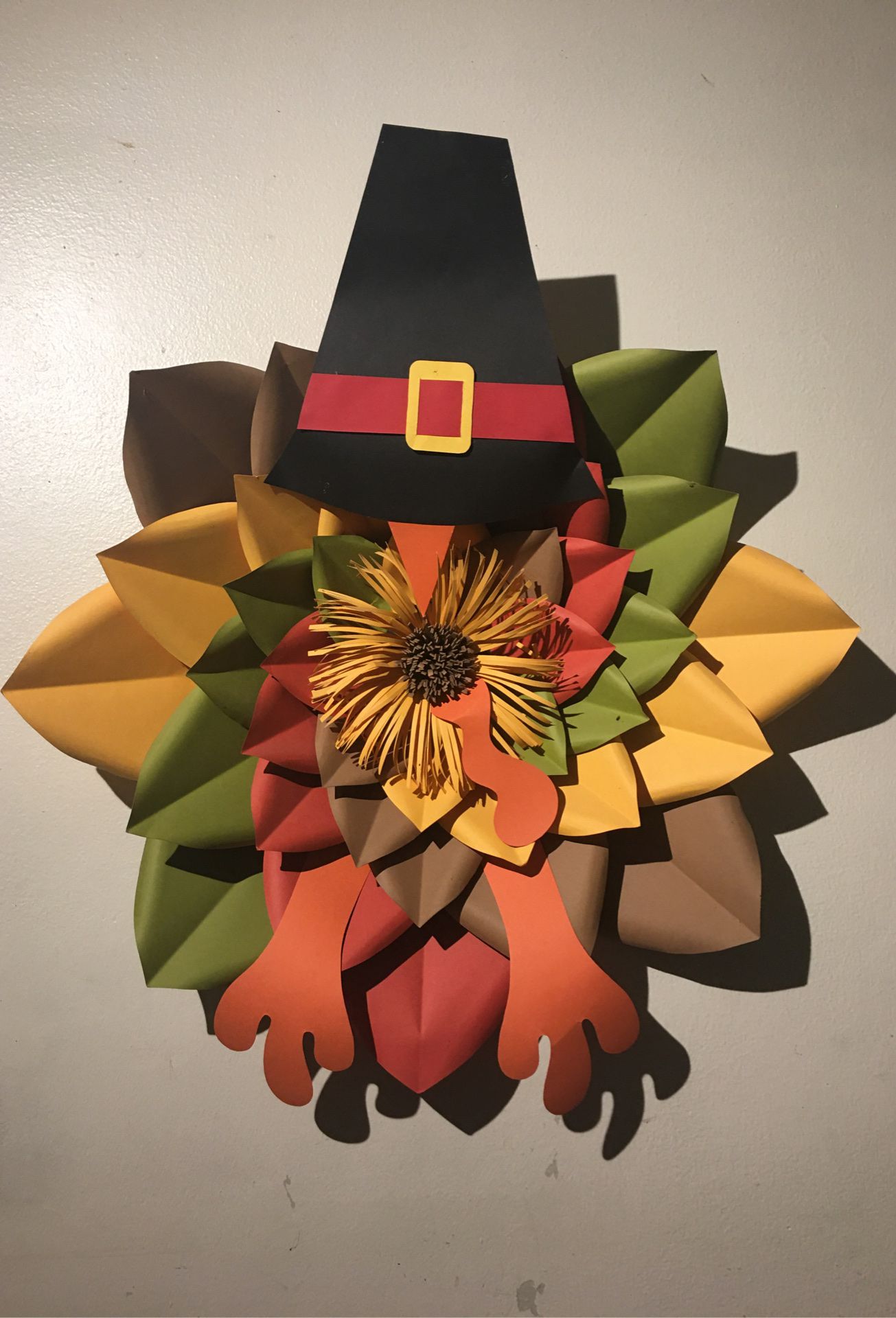 Halloween flower decoration