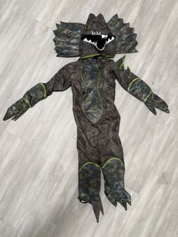 Dinosaur (Dilophosaurus) Halloween Costume - ( For 7 Years Old)