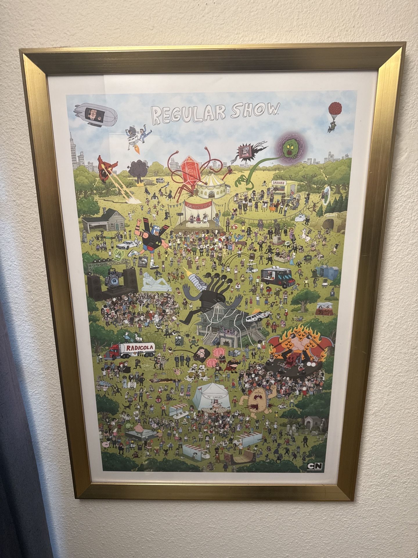 Regular Show Rare 100+character poster