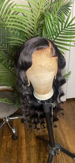 34 inch frontal wig free install with purchase