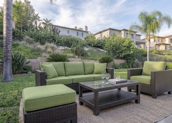 MOVING SALE: NorthCape International 4pc Patio Set w/ Sunbrella