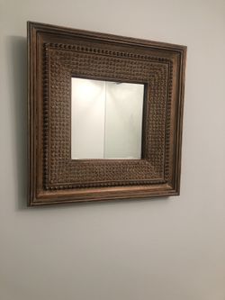 Gorgeous antique framed mirror!