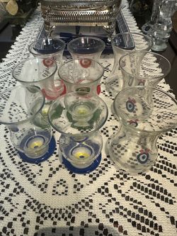 9 Turkish tea cup set