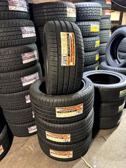 SET OF FOUR NEW TIRES 275/40/19 ARROYO GRANDSPORT ALL SEASON INCLUDING MOUNT AND BALANCE, ASK ME FOR SIZES AND BRANDS