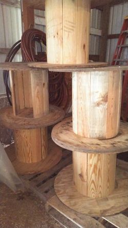 Wood spools