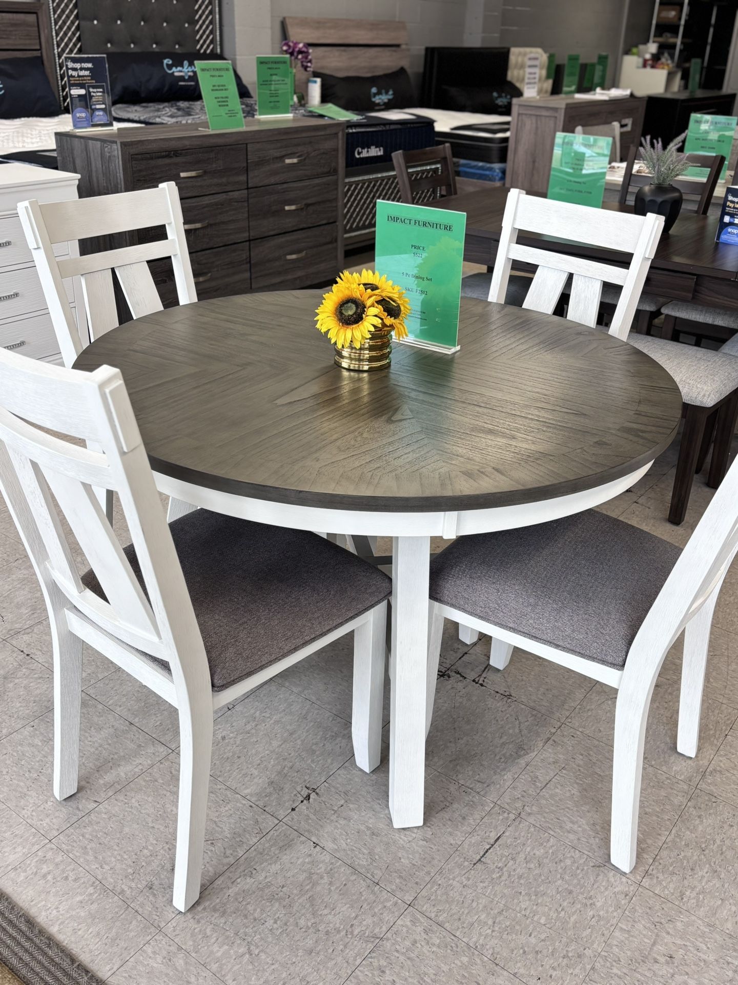 5Pc Dining Set 