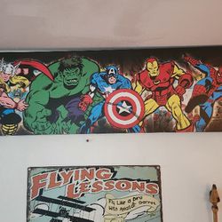 Superhero Wall CANVAS