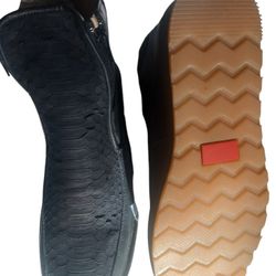 Phyton Skin Boots For Men