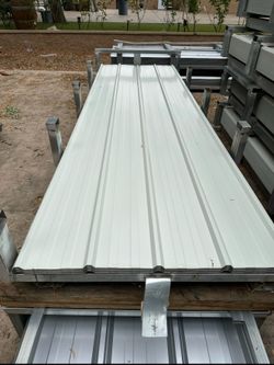 10’x3’ galvanized roofing panel