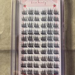 Pre-glued lashes - style raspberry