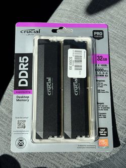 Crucial Pro OC 32GB (2 X 16GB) DDR5 6000 RAM