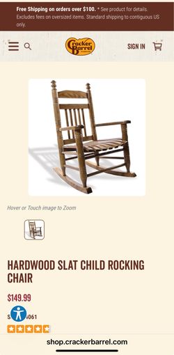 Cracker Barrel Rocking Chair