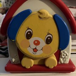 Antique Fisher Price kiddicraft barking puppy music box