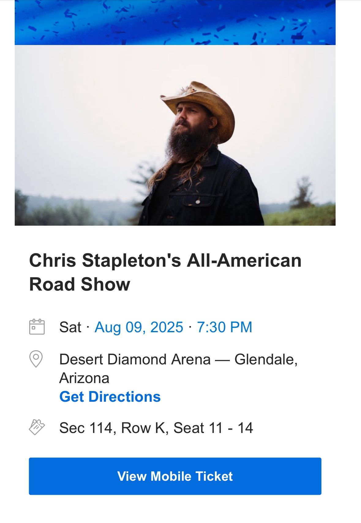 Chris Stapleton Tickets