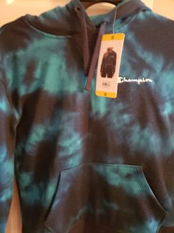 New Blue Champion Hoodie Women's Small