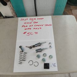 JEGS Door Locks + Glove Box for 57 Chevy Truck