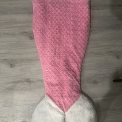 Pink Mermaid Blanket 
