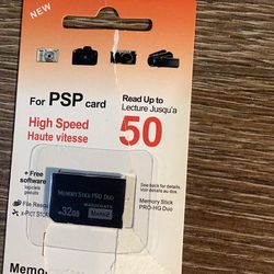 New Generic Memory Stick PRO Duo HG for PSP HD Video Camera VAIO - 32GB with Adapter