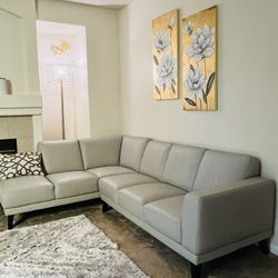 Creamy Section Couches