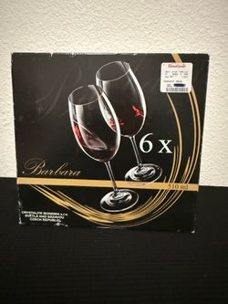 Bundle: Crystal glassware lot- martini + wine glasses
