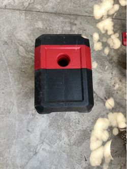 Milwaukee vacuum with accessories.  No battery, charger or hose