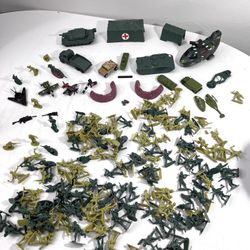 Vintage Soldiers And Tanks
