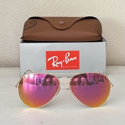 New RayBan Aviator Pink 