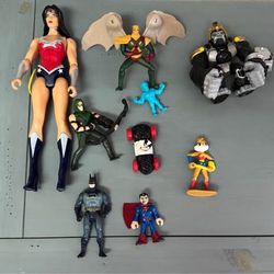 DC Comics Lot of Figures $8 for All 