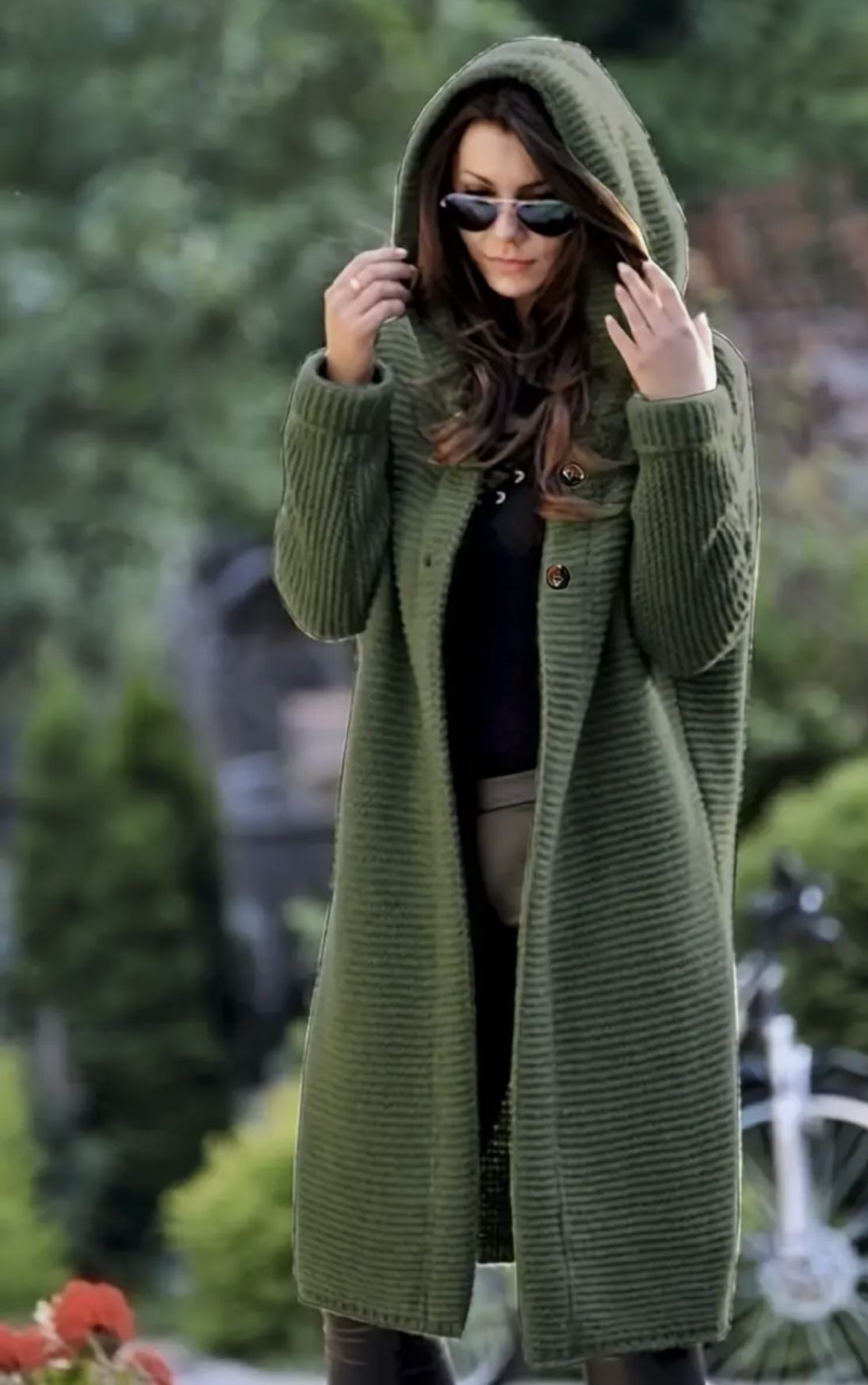 Ladies Cardigan Three-Quarter Length