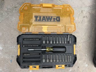 DEWALT 70-Piece Screwdriver / Nut Driver Bit Set – Some Missing
