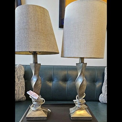 Twin Desktop Lamps