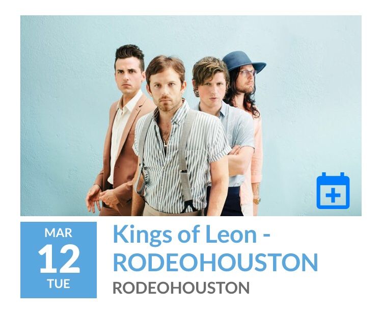 Kings of Leon at the Houston Rodeo