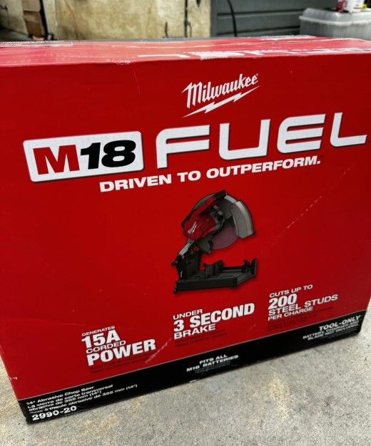Milwaukee 2990-20 M18 Fuel 14" Abrasive Chop Saw