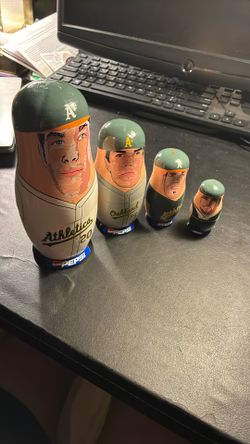 Oakland Athletics Nesting Dolls