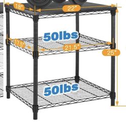 NEW Black Printer Cart ( no wheels on this model ) 200lbs max