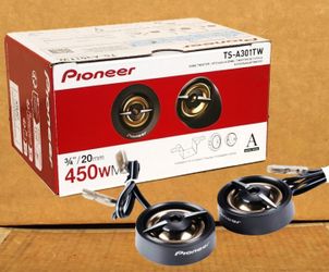 Pioneer TS-A301TW Car Speaker Set 3/4" Dome Tweeters 450 Watts 🚨 Shop Now, Pay Later 🚨