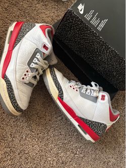 White/fire red 3 retro