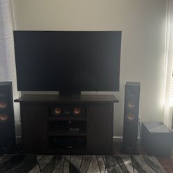 Klipsch 5.1 Surround Sound Speakers - LR Towers, Center, Bookshelf Surround, Powered Sub