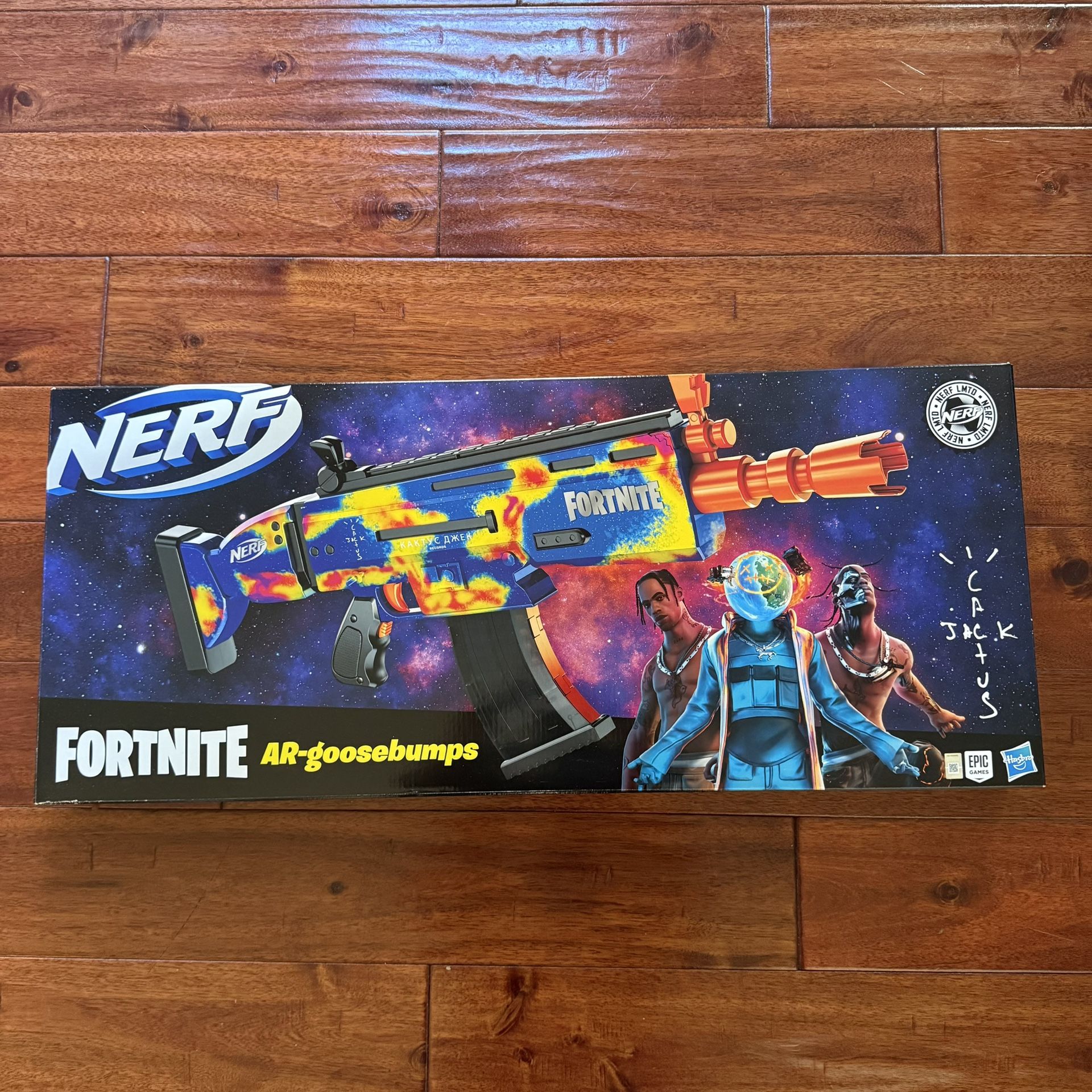 Travis Scott x Fortnite Cactus Jack Nerf Gun AR Goosebumps Edition