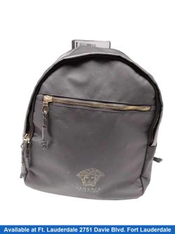 Versace Black Backpack / Briefcase / Bag